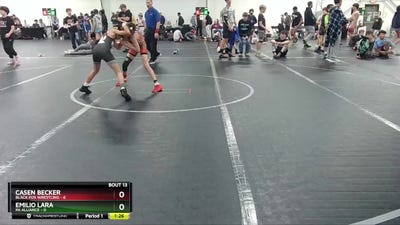 76 lbs Round 4 (8 Team) - Emilio Lara, PA Alliance vs Casen Becker, Black Fox Wrestling