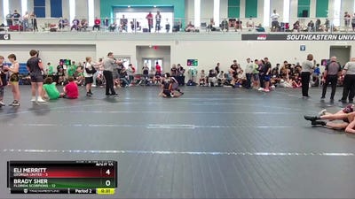 84 lbs Finals (8 Team) - Eli Merritt, Georgia United vs Brady Sher, Florida Scorpions