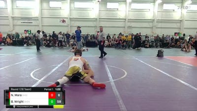 210 lbs Round 1 (10 Team) - Nick Mara, Ohio Gold 10K vs Braylon Wright, Ohio Gold 24K