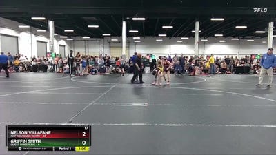 80 lbs Round 6 (8 Team) - Nelson Villafane, Mat Assassins White vs Griffin Smith, Quest Wrestling