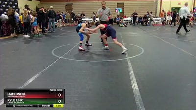 84 lbs Cons. Semi - Liam Oneill, Virginia Patriots vs Kyle Link, SMWC Wolfpack