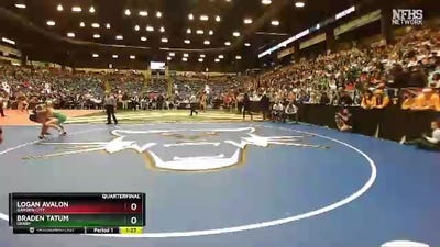 6A - 126 lbs Quarterfinal - Braden Tatum, Derby vs Logan Avalon, Garden City