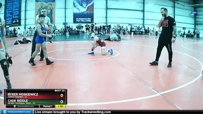 92 lbs Rd# 9- 2:15pm Saturday Final Pool - Ryker Moskiewicz, Crass Trained vs Cade Riddle, NCWAY National Team