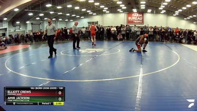138 lbs Champ. Round 1 - Amir Jackson, Tabb Wrestling Club vs Elliott Crews, Machine Shed
