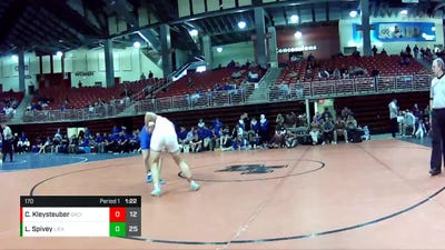 170 lbs Round 2 (8 Team) - Landon Spivey, Lincoln East vs Colin Kleysteuber, Garden City