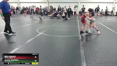84 lbs Round 3 (8 Team) - Quinn Bagnell, PA Alliance vs Ben Marino, Terps Xtreme