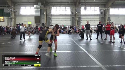 100 lbs Round 1 (6 Team) - Cael Killo, Rampage vs John Snyder, Warhawks