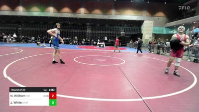 197 lbs Round Of 32 - Nick Willham, Indiana vs John White, Unattached
