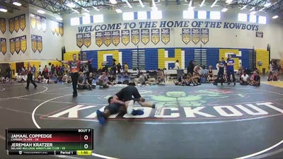 145 lbs Champ Round 1 (16 Team) - Jeremiah Kratzer, Deland Bulldog Wrestling Club vs Jamaal Coppedge, Camden Silver