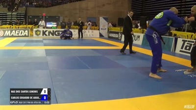 Max Dos Santos Gimenis vs Carlos Eduardo De Araujo Farias IBJJF 2017 Pan Jiu-Jitsu Championship