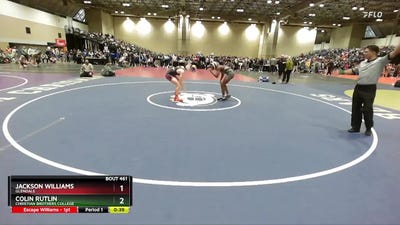 138 lbs Cons. Round 1 - Jackson Williams, Glendale vs Colin Rutlin, Christian Brothers College
