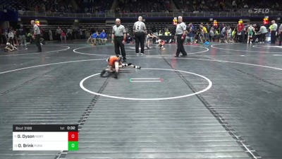 55 lbs Rd 7 - Consi-semis - Graham Dyson, North Pocono vs Owen Brink, Punxsutawney