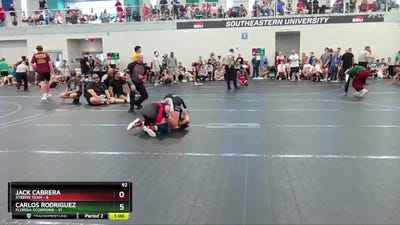 92 lbs Round 3 (6 Team) - Carlos Rodriguez, Florida Scorpions vs Jack Cabrera, Xtreme Team