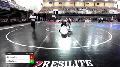 174 lbs Round Of 16 - Benjamin Pasiuk, Army vs Justin Onello, Lehigh