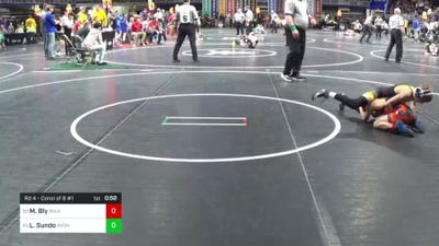 70 lbs Rd 4 - Consi Of 8 #1 - Matthew Bly, Wilkes Barre vs Luca Sundo, Avonworth