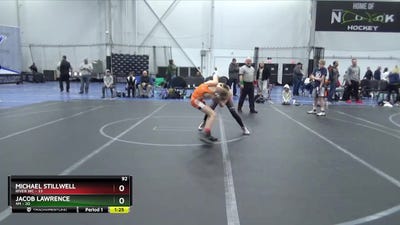 92 lbs Round 3 (4 Team) - Jacob Lawrence, 4M vs Michael Stillwell, River WC