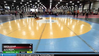 84 lbs Rd# 6- 9:00am Saturday Final Pool - Griffin Mcnair, Team New Mexico vs Alyis Brown, Kentucky Jokers