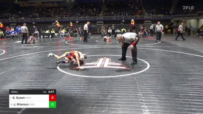 55 lbs Round Of 32 - Graham Dyson, North Pocono vs Jarrett Ritenour, Greensburg Salem