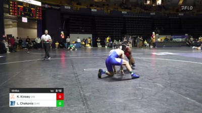 184 lbs Round Of 32 - Krystian Kinsey, Virginia vs Luke Chakonis, Duke