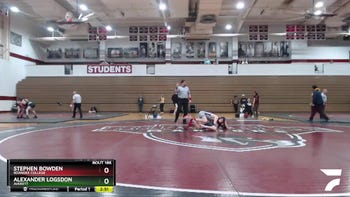 125 lbs 3rd Place Match - Alexander Logsdon, Averett vs Stephen Bowden, Roanoke College