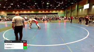 197 lbs Round Of 16 - Nick Willham, Indiana vs Tyce Raddon, Wyoming