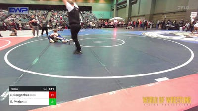 101 lbs Round Of 16 - Pete Bengochea, Buckaroo Wrestling vs RJ Phelan, Lake Gibson