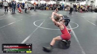 92 lbs Round 4 (8 Team) - Nolan Adolphson, 84 Athletes vs Marco Di Bartolo, NC National Team
