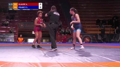 68kg - Alex Glaude, USA vs Solin Piearcy, USA