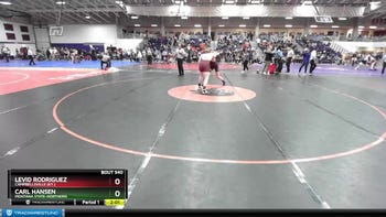 197 lbs Champ. Round 3 - Levid Rodriguez, Campbellsville (Ky.) vs Carl Hansen, Montana State-Northern