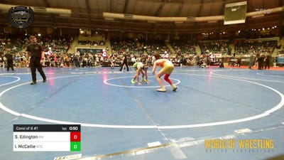 96 lbs Consi Of 8 #1 - Sanchir Edington, Bishop McCort vs Ian McCallie, MTC