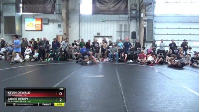 210 lbs Round 5 (8 Team) - Kevin Oswald, Mat Assassins vs Jance Henry, PA Alliance Black