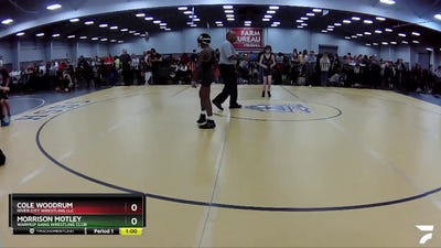 77 lbs Cons. Round 3 - Cole Woodrum, River City Wrestling LLC vs Morrison Motley, Warmup Gang Wrestling Club