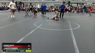 48 lbs Round 3 (4 Team) - Lorenzo Barbieri, All I See Is Gold Academy vs Conor Short, 84 Athletes