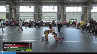88 lbs Round 2 (6 Team) - Cameron Hall, Elite Athletic Club vs Ramon Rodriguez, AACO Allstars