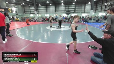 80 lbs Round 2 (6 Team) - Morrison Motley, FCA WRESTLING vs Maddox Moore, GREAT NECK WC - GREEN