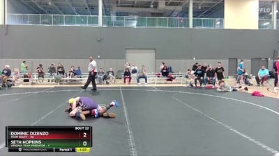 92 lbs Round 5 (10 Team) - Seth Hopkins, Virginia Team Predator vs Dominic DiZenzo, Team Shutt