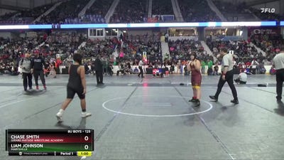 125 lbs Cons. Round 3 - Chase Smith, Girard Matside Wrestling Academy vs Liam Johnson, Marysville
