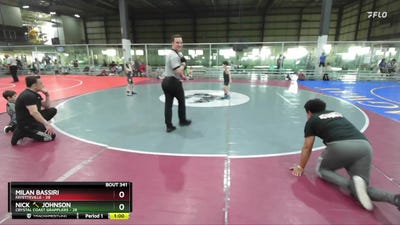 55 lbs Round 4 - Nick 🔨 Johnson, Crystal Coast Grapplers vs Milan Bassiri, Fayetteville