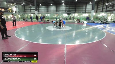 95 lbs 3rd Place Match - Jude Justice, Roundtree Wrestling Academy vs Seth Hopkins 🐐, Virginia Team Predator