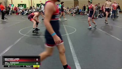 110 lbs Finals (2 Team) - Brayden Laird, Virginia Patriots vs Will Farnham, Glasgow WA