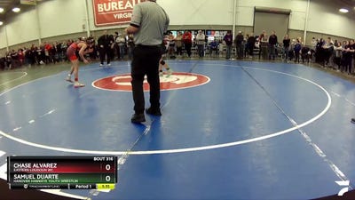 120 lbs Champ. Round 2 - Chase Alvarez, Eastern Loudoun WC vs Samuel Duarte, Hanover Hawkeye Youth Wrestlin