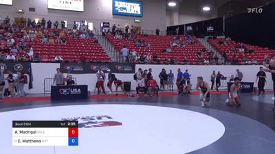 65 kg Rnd Of 32 - Anthony Madrigal, Oklahoma Regional Training Center vs Cole Matthews, Pittsburgh Wrestling Club