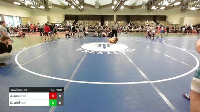 81 lbs Rr Rnd 3 - Justin Jani, Shore Thing Surf vs Chris Wolf, Centurion