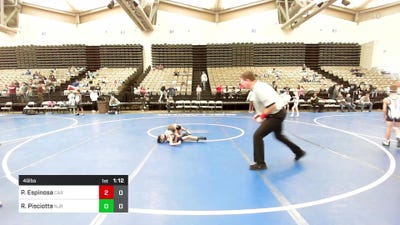 49 lbs Rr Rnd 2 - Philip Espinosa, Cali Red vs Ryan Pisciotta, NJ Roy