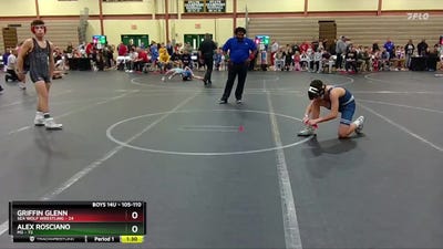 105-110 lbs Semifinal - Griffin Glenn, Sea Wolf Wrestling vs Alex Rosciano, M2