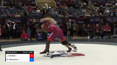 125 lbs Champ. Round 1 - Jacob Bullock, Indiana RTC vs Daimon Altamirano, 505 Wrestling Club