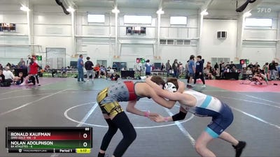 88 lbs Round 9 (10 Team) - Ronald Kaufman, Ohio Gold 10K vs Nolan Adolphson, 84 Athletes