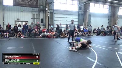 120 lbs Round 5 (8 Team) - Ethan Aftewicz, Mat Assassins vs Colin Walther, PA Alliance Black