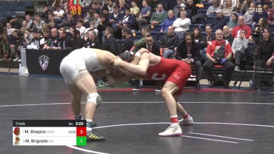 157 lbs Final - Meyer Shapiro, Cornell vs Max Brignola, Lehigh