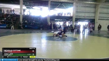 125 lbs Quarterfinal - Cole Laya, West Liberty vs Nicholas Cottone, Davis & Elkins